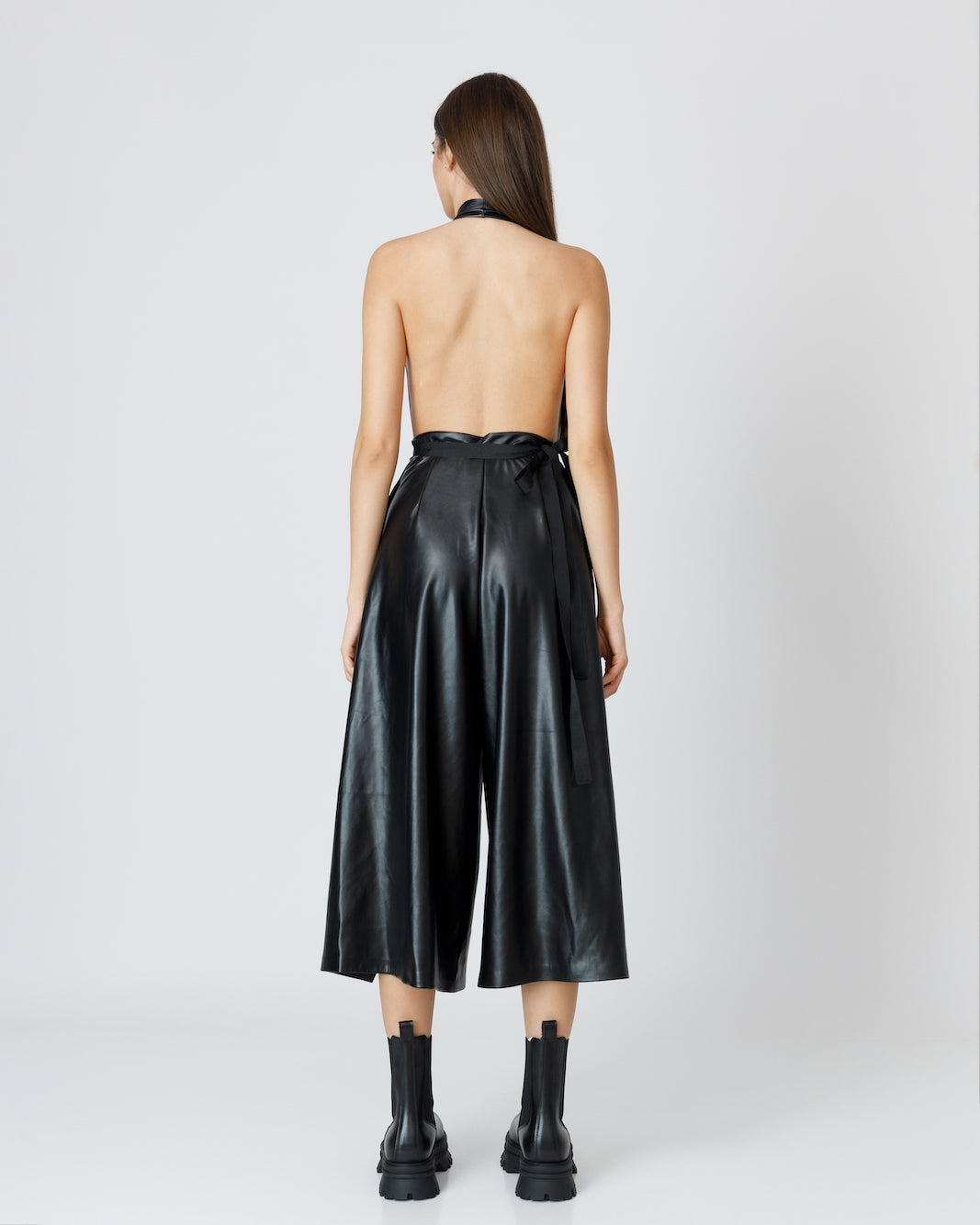 Bodysuit din Elastan cu Cupe Halterneck