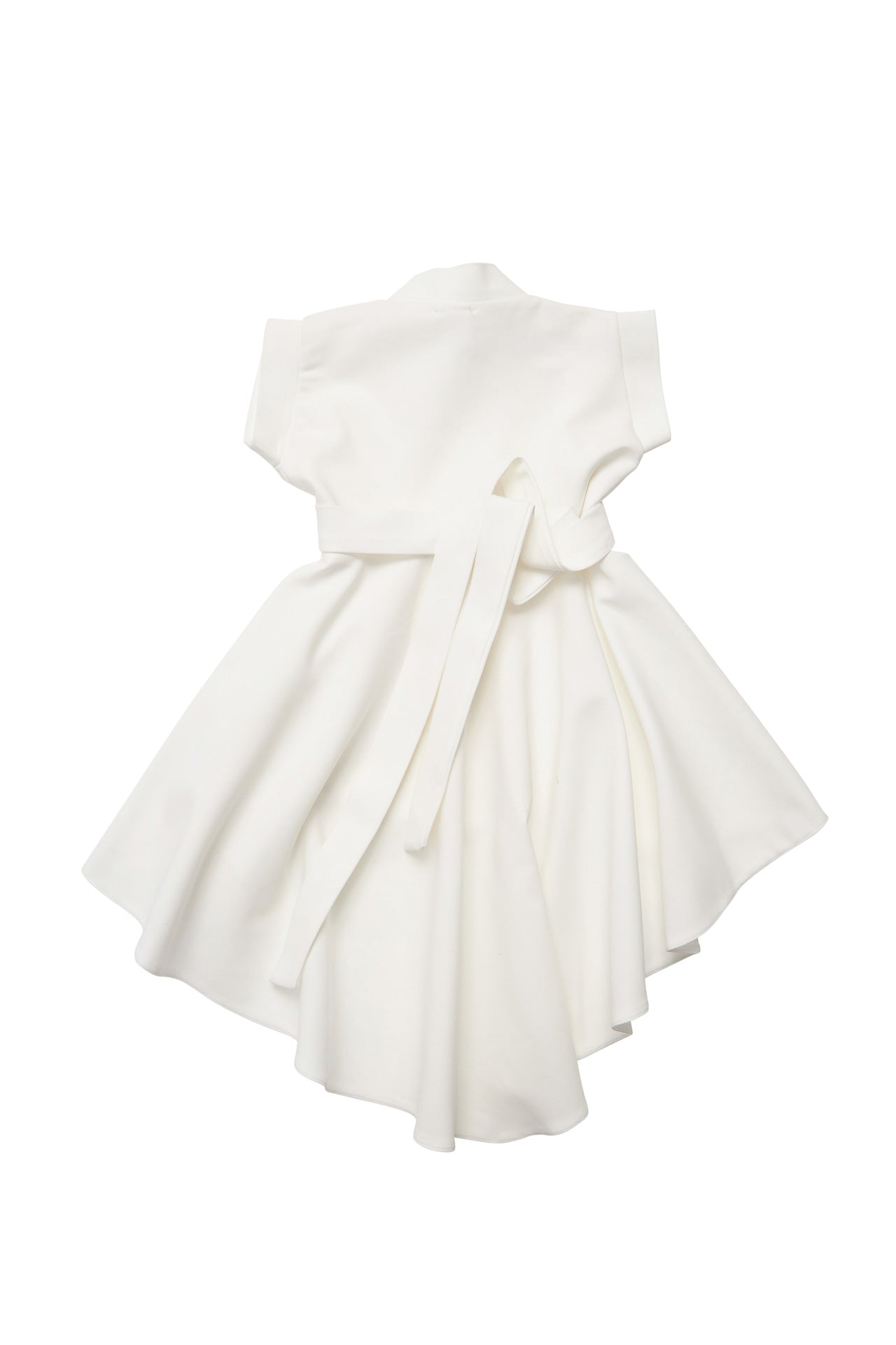 Rochie copii kimono alba din stofa