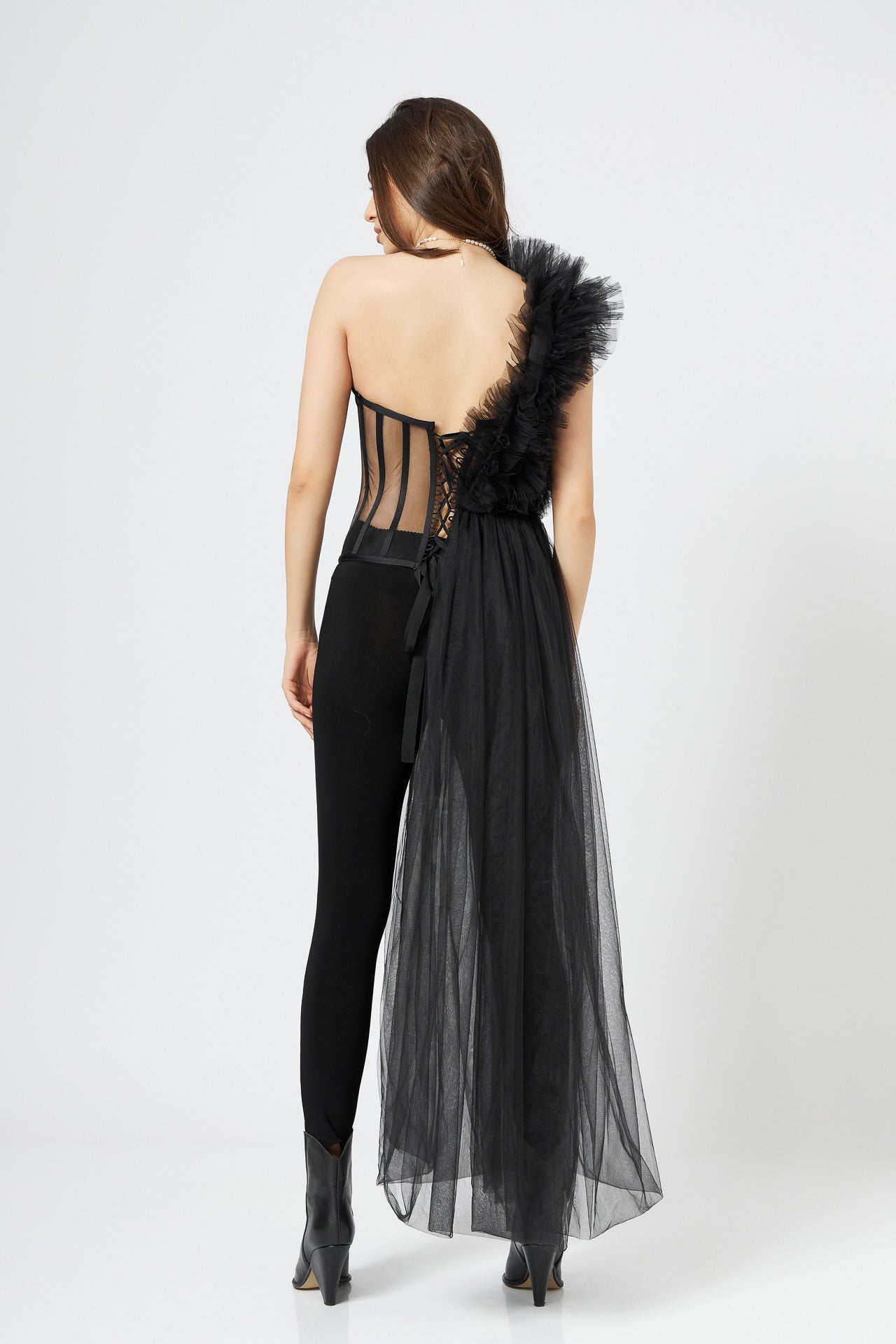 Corset Deconstruit Cu Volane Stratificate