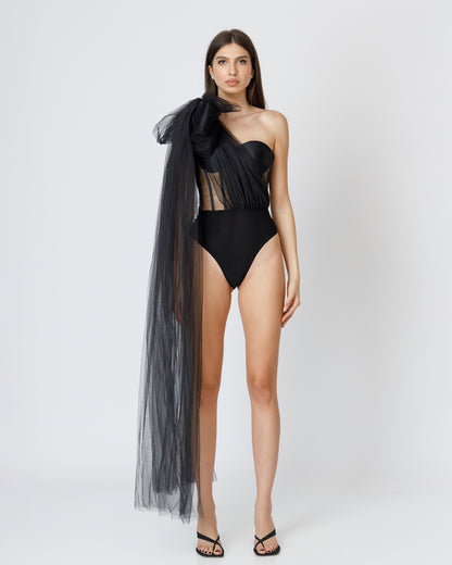 Body Corset Cu Eșarfă