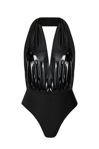 Bodysuit Lucios cu Cupe Halterneck