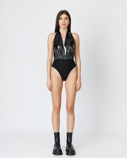 Bodysuit Lucios cu Cupe Halterneck