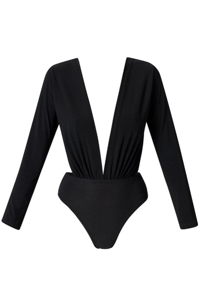 Body Cu Decolteu Adanc si Decupaje Laterale