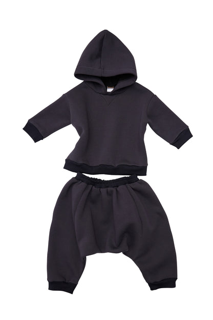 Pantalon copii din bumbac fume