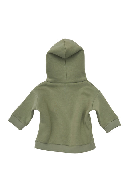 Hanorac copii din bumbac verde menta