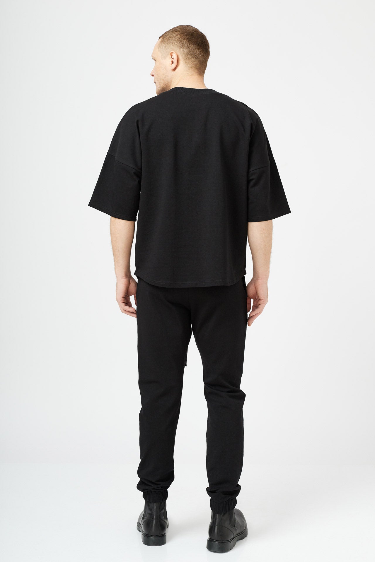 Pantalon Barbatesc Conic Negru