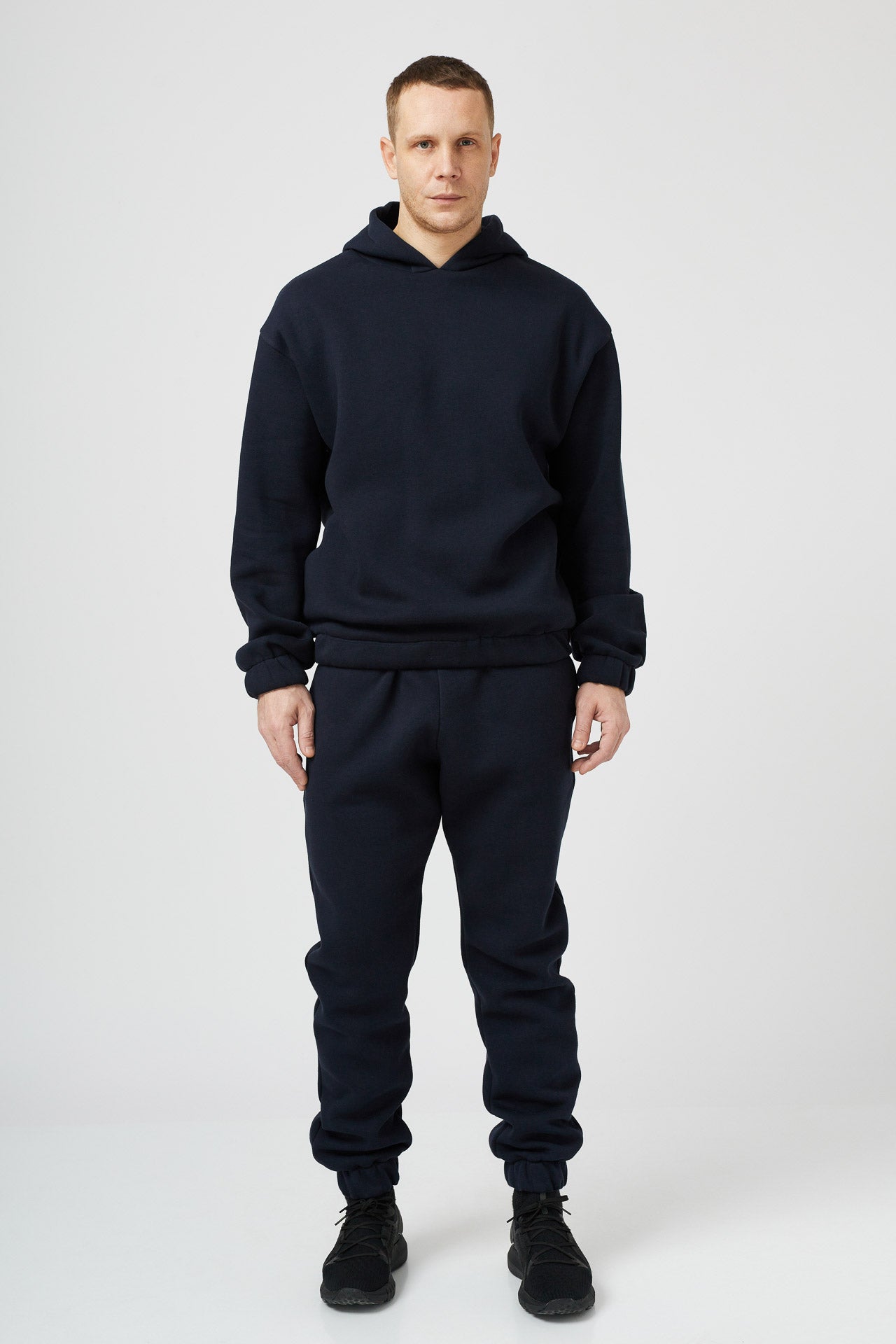 Pantalon Barbatesc Conic Bleumarin