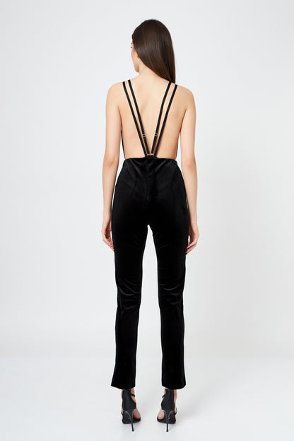 Body Cu Inserții De Dantelă Și Bretele Duble