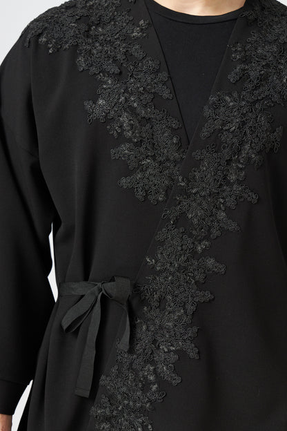 Sacou Kimono Bărbătesc Cu Broderie Realizată Manual