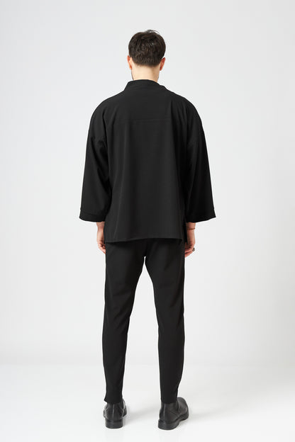 Sacou Kimono Barbatesc Din Stofa