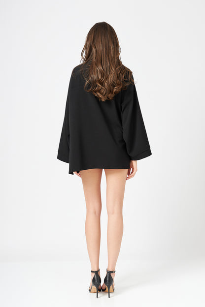 Kimono unisex din stofa brodat manual