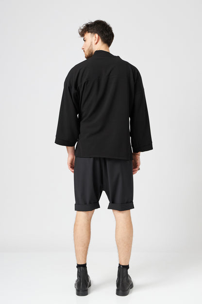 Sacou Kimono Barbatesc Din Stofa