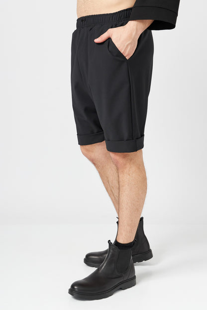 Pantalon Barbatesc Scurt Din Stofa