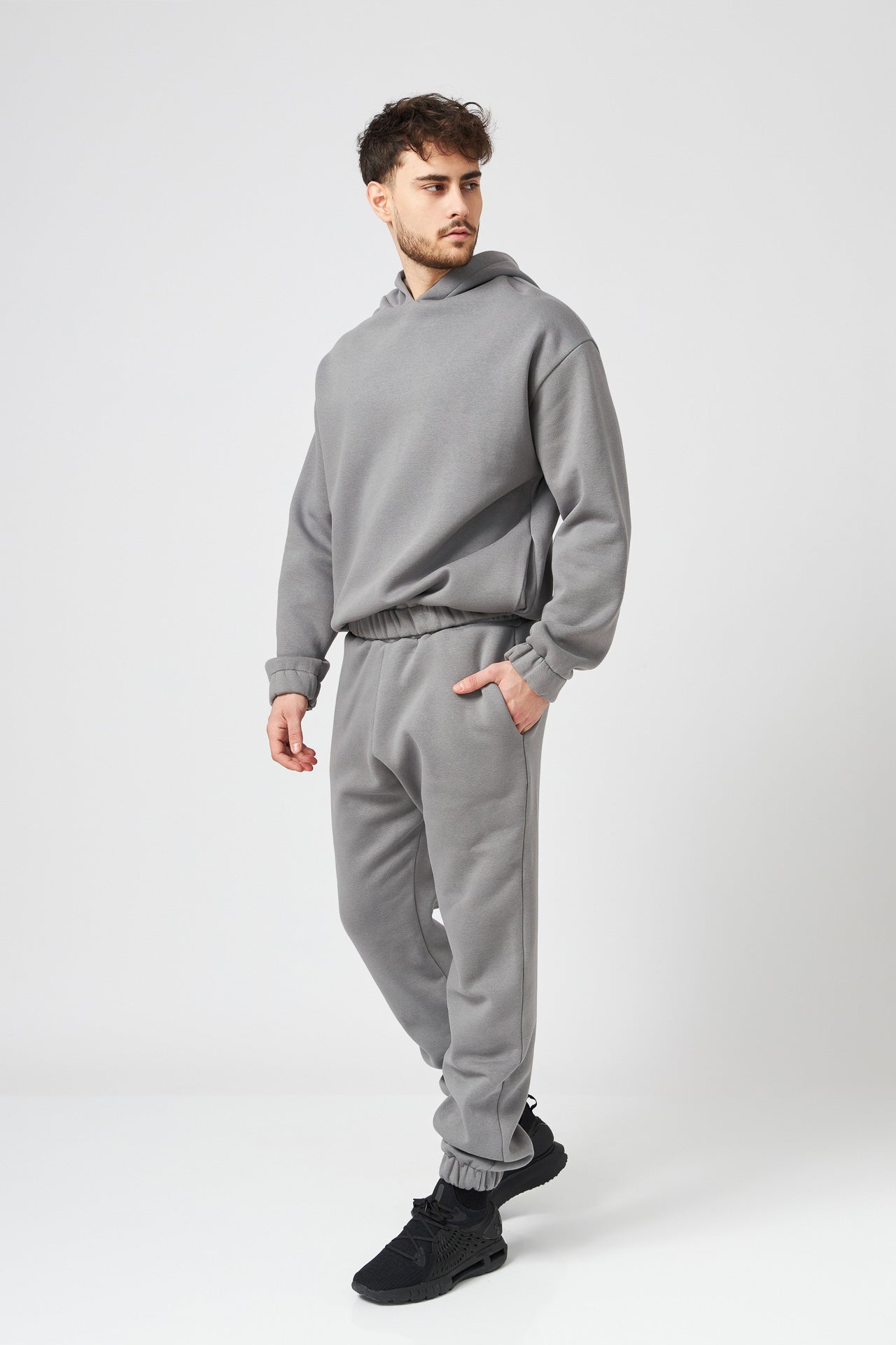 Pantalon Barbatesc sport Din Bumbac Gri