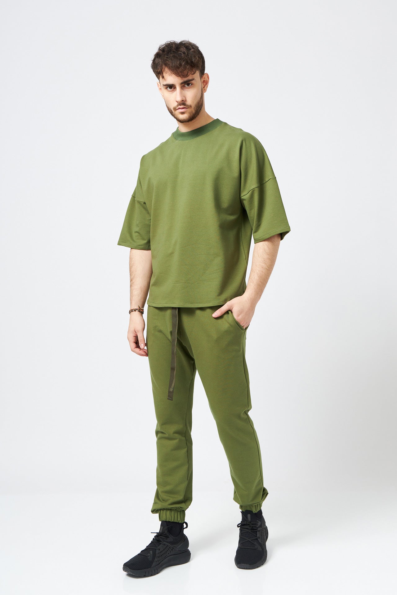 Pantalon Barbatesc Conic Kaky