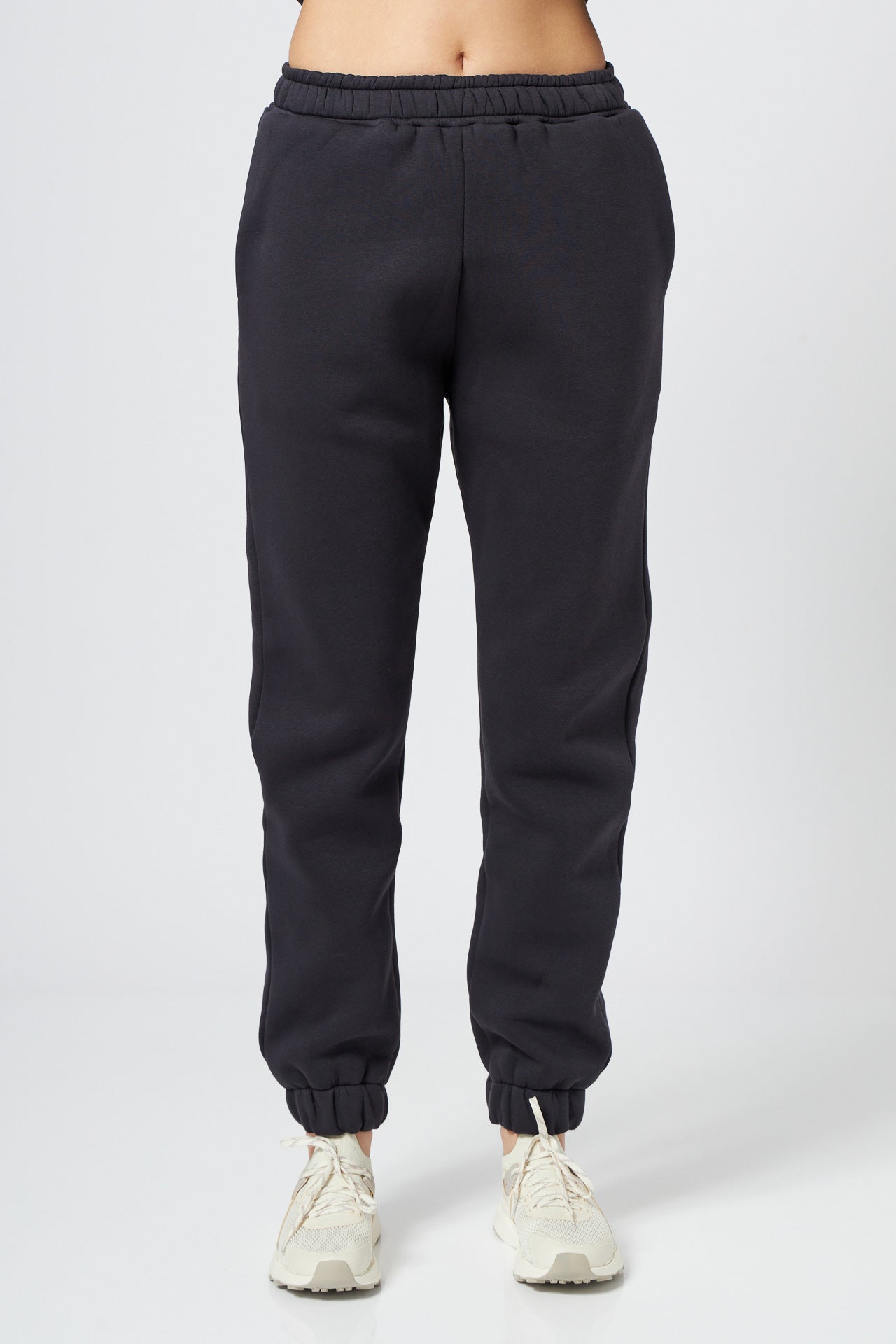 Hanorac dama oversized cu gluga din bumbac fume
