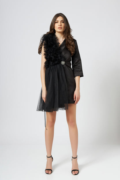 Rochie Sacou Deconstruit Negru