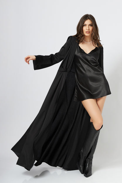 Rochie lunga drapata