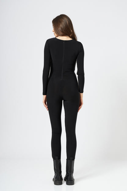 Salopeta dama cu insertie laterala