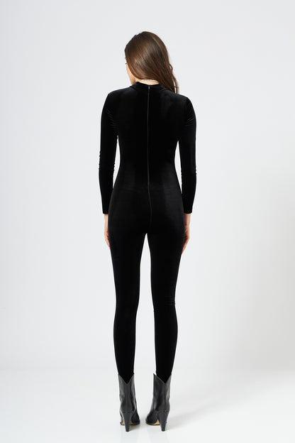 Salopeta dama tip maleta din catifea