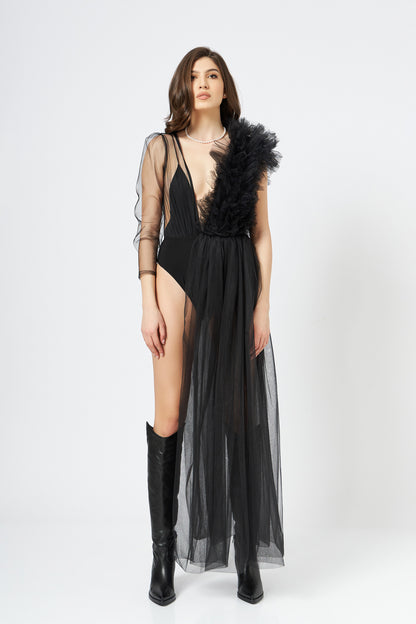 Body Transparent Deconstruit Cu Volane Stratificate