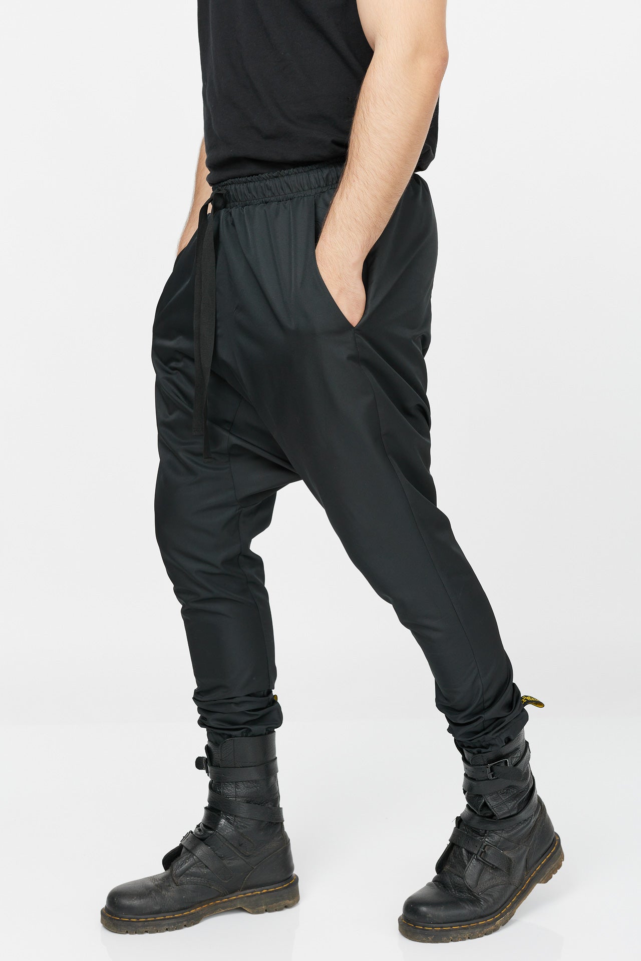 Pantalon Loose Din Microfibra Pentru Barbati