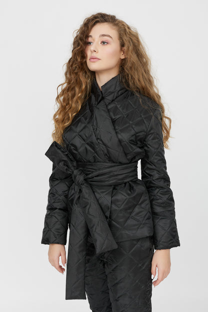 Sacou matlasat cu cordon