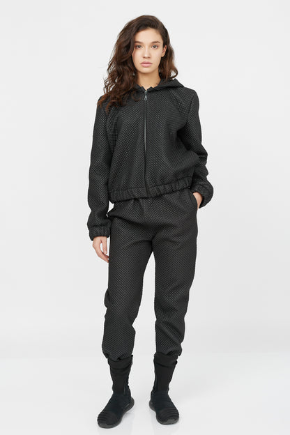 Hanorac dama matlasat cu gluga