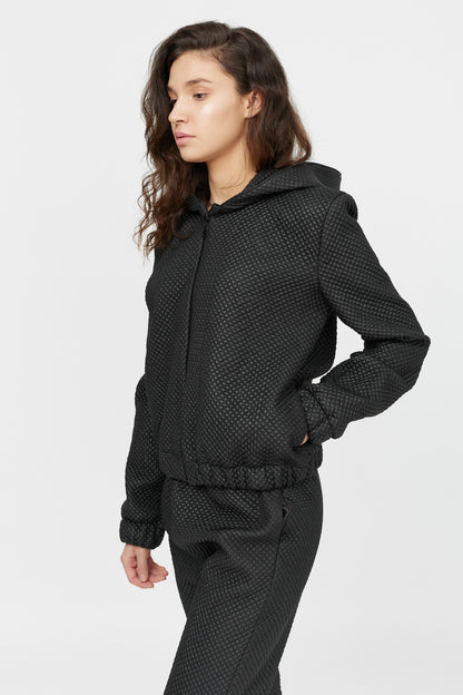 Hanorac dama matlasat cu gluga