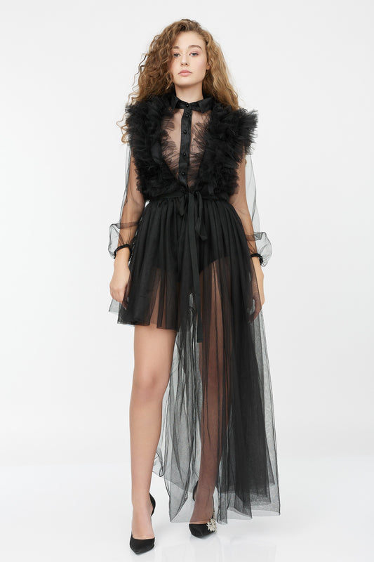 Rochie Camasa Transparenta
